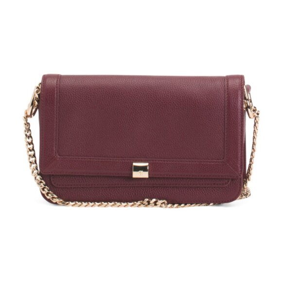 COLE HAAN Leather Daniella Chain Shoulder Bag